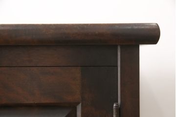 中古　北海道民芸家具　リメイク家具　上質な作りが魅力のサイドキャビネット(サイドチェスト、リビングボード、引き出し)(R-058274)