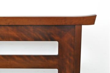 中古　美品　希少!!　特注　松本民芸家具　珍しいデザインでひと味違った見た目を楽しみたい方におすすめな大振りサイズの衝立(つい立て、パーテーション)(R-058285)