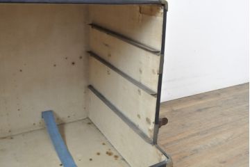和製アンティーク　希少!　高島屋　空間演出にもってこい!古びた佇まいが魅力の船トランク(トランクテーブル、センターテーブル、ローテーブル、ディスプレイ、収納)(R-058287)