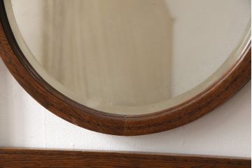 イギリスアンティーク　オーク材　シンプルな中に細やかな意匠が感じられるドレッシングチェスト(ドレッサー、鏡台、ミラー)(R-058294)