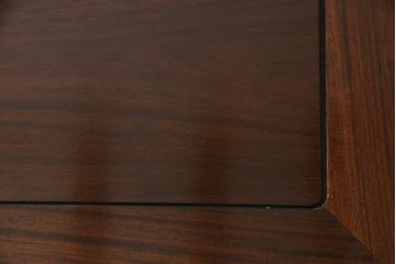 中古　美品　大阪唐木指物家具　中森喜三郎作　紫檀(シタン)　重厚な佇まいが目を引く座卓(ローテーブル、センターテーブル)(R-058297)