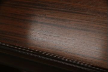 中古　美品　大阪唐木指物家具　中森喜三郎作　紫檀(シタン)　重厚な佇まいが目を引く座卓(ローテーブル、センターテーブル)(R-058297)