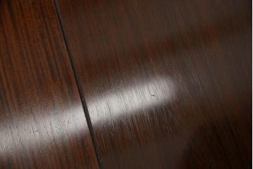 中古　美品　大阪唐木指物家具　中森喜三郎作　紫檀(シタン)　重厚な佇まいが目を引く座卓(ローテーブル、センターテーブル)(R-058297)