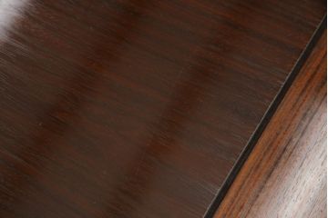 中古　美品　大阪唐木指物家具　中森喜三郎作　紫檀(シタン)　重厚な佇まいが目を引く座卓(ローテーブル、センターテーブル)(R-058297)