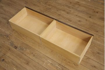 中古　北海道民芸家具　和洋どちらのお部屋にも馴染むブックケース(本箱、収納棚、キャビネット、飾り棚)(R-058298)