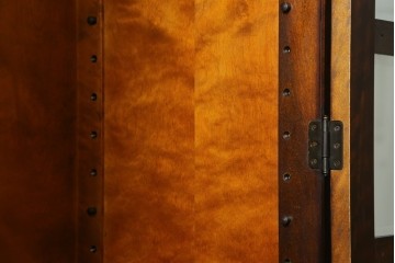 中古　北海道民芸家具　和洋どちらのお部屋にも馴染むブックケース　(R-058298)