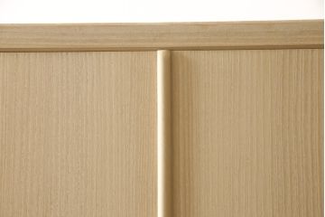 中古　繊細で上品な金具が魅力の加茂桐箪笥(胴厚、四方丸、桐たんす、和タンス、衣装箪笥、収納箪笥、着物箪笥)(R-058302)