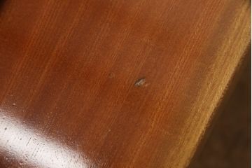 中古　美品　総欅(ケヤキ)材　一枚板を贅沢に使用した迫力溢れる座卓(ローテーブル、センターテーブル)(定価約120万円)(R-058312)