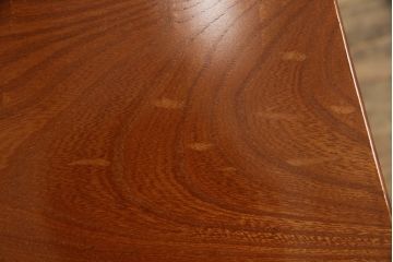 中古　美品　総欅(ケヤキ)材　一枚板を贅沢に使用した迫力溢れる座卓(ローテーブル、センターテーブル)(定価約120万円)(R-058312)