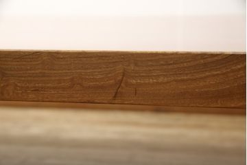 中古　美品　総欅(ケヤキ)材　一枚板を贅沢に使用した迫力溢れる座卓(ローテーブル、センターテーブル)(定価約120万円)(R-058312)