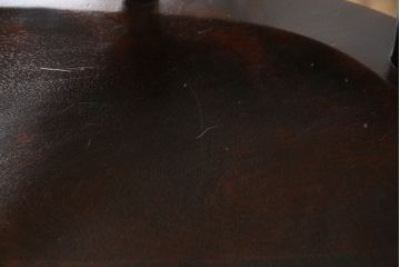 中古　北海道民芸家具　上品なデザインのアームチェア(ダイニングチェア、椅子)(R-058315)