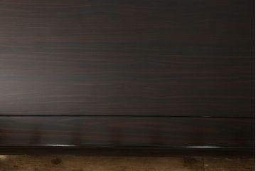 中古　美品　高島屋購入　総縞黒檀材(シマコクタン)　シックな空間を演出する座卓(ローテーブル、センターテーブル)(定価約80万円)(R058327)
