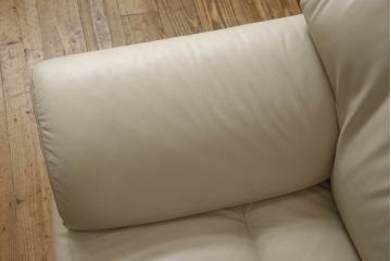 中古　美品　モリシゲ(MORISHIGE/森繁)　紫舟　クラシカルな空間を演出する本革一人掛けソファ(レザーソファ、1P、1人掛け)(R-058330)