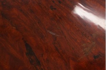 和製ヴィンテージ　特大!!　花梨材(カリン材)　葡萄杢　極厚天板8.5cm　一枚板　存在感抜群の座卓(ローテーブル、センターテーブル、ビンテージ)(R-058339)