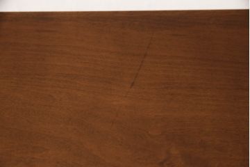 中古　美品　国会議事堂納品の高級家具メーカー　徳田家具　クラシカルなデスクとチェアのセット(ワークデスク、在宅ワーク用、テーブル、椅子、イス)(R-058344)