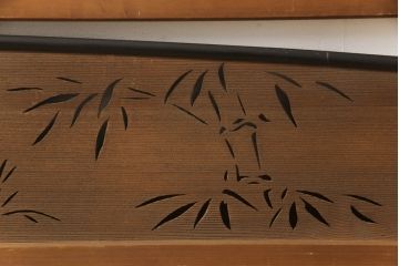 アンティーク建具　和の風情が感じられる透かし彫り欄間2枚セット(明かり取り、明り取り)(R-058356)