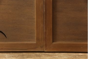 アンティーク建具　和の風情が感じられる透かし彫り欄間2枚セット(明かり取り、明り取り)(R-058356)