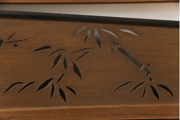 アンティーク建具　和の風情が感じられる透かし彫り欄間2枚セット(明かり取り、明り取り)(R-058356)
