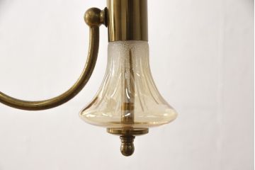 ビンテージ照明　和製ヴィンテージ　クラシカルな雰囲気を醸し出すシャンデリア(天井照明、吊り下げ照明)(R-058361)