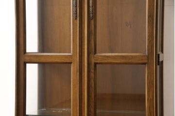中古　美品　DREXEL HERITAGE(ドレクセルヘリテイジ)　品のある佇まいが魅力的なキュリオケース(定価約62万円)(飾り棚、ガラスケース、ショーケース、キャビネット、陳列棚)(R-058371)