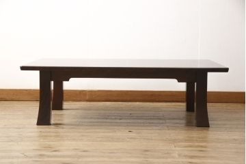 中古　美品　北海道民芸家具　HM4052　シンプルで美しい、和モダンスタイルにぴったりの座卓(ローテーブル、センターテーブル)(R-058377)