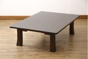 中古　美品　北海道民芸家具　HM4052　シンプルで美しい、和モダンスタイルにぴったりの座卓(ローテーブル、センターテーブル)(R-058377)
