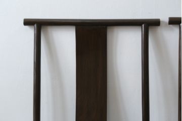 中国ビンテージ　ニレ材　アジアンテイストな雰囲気づくりにオススメのチェア2脚セット(椅子、イス、いす、ダイニングチェア、板座チェア、ヴィンテージ)(R-058385)