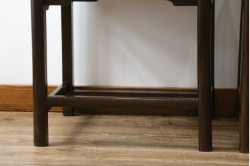 中国ビンテージ　ニレ材　アジアンテイストな雰囲気づくりにオススメのチェア2脚セット(椅子、イス、いす、ダイニングチェア、板座チェア、ヴィンテージ)(R-058385)