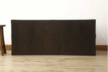 和製アンティーク　美品!　激レア　まるまるとした兎(うさぎ)をかたどった金具が珍しい東北衣装箪笥・上段(時代箪笥、和タンス、収納たんす、引き出し)(R-058407)