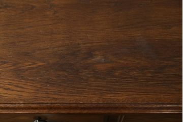 中古　美品　インテリアえぞ(EZO)製　えぞ民芸　引き出し11杯　品のある佇まいが美しいワイドチェスト(サイドボード、引き出し)(R-058415)