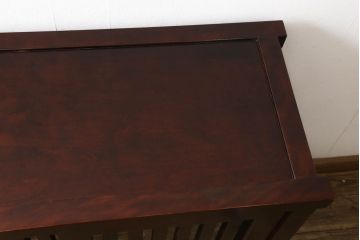 中古　美品　北の匠　山室家具製作所　シンプルなデザインで取り入れやすい水屋箪笥サイドボード(収納棚、戸棚、食器棚)(R-058436)