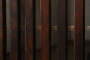 中古　美品　北の匠　山室家具製作所　シンプルなデザインで取り入れやすい水屋箪笥サイドボード(収納棚、戸棚、食器棚)(R-058436)