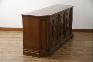 中古　美品　マホガニー材　DREXEL HERITAGE(ドレクセルヘリテイジ)　FRANCESCA(フランチェスカ)シリーズ　クリデンザ(クレデンザ、収納棚、キャビネット、サイドボード)(定価約90万円)(R-058440)