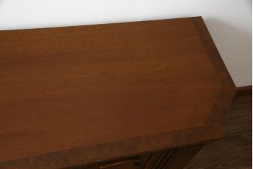 中古　美品　マホガニー材　DREXEL HERITAGE(ドレクセルヘリテイジ)　FRANCESCA(フランチェスカ)シリーズ　クリデンザ(クレデンザ、収納棚、キャビネット、サイドボード)(定価約90万円)(R-058440)
