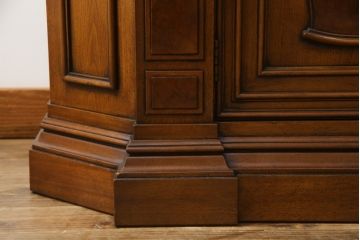 中古　美品　マホガニー材　DREXEL HERITAGE(ドレクセルヘリテイジ)　FRANCESCA(フランチェスカ)シリーズ　クリデンザ(クレデンザ、収納棚、キャビネット、サイドボード)(定価約90万円)(R-058440)
