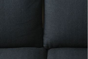 中古　美品　デンマーク　グレーテ・ヤルク(Grete Jalk)デザイン　P.J社製　ローズウッドの滑らかな曲線が美しい2人掛けソファ(二人掛け、2Pソファ)(R-058441)