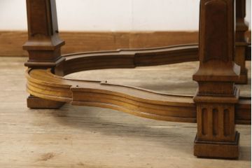 【U様専用】中古　美品　DREXEL HERITAGE(ドレクセルヘリテイジ)　FRANCESCA(フランチェスカ)シリーズ　エレガントなカクテルテーブル(定価約48万円)(センターテーブル、ローテーブル、リビングテーブル、ガラステーブル)(R-058444)