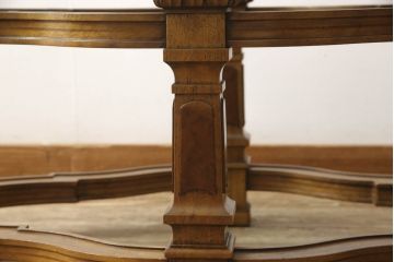 【U様専用】中古　美品　DREXEL HERITAGE(ドレクセルヘリテイジ)　FRANCESCA(フランチェスカ)シリーズ　エレガントなカクテルテーブル(定価約48万円)(センターテーブル、ローテーブル、リビングテーブル、ガラステーブル)(R-058444)