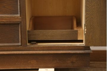 和製ビンテージ　神戸洋家具　永田良介商店　クラシカルな雰囲気漂うドレッシングチェスト(ドレッサー、鏡台、ヴィンテージ)(R-058454)