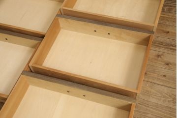 和製ビンテージ　神戸洋家具　永田良介商店　クラシカルな雰囲気漂うドレッシングチェスト(ドレッサー、鏡台、ヴィンテージ)(R-058454)