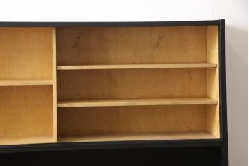 ペイント家具　デンマークヴィンテージ　チーク材　北欧家具らしいスタイリッシュさが魅力のサイドボード(収納棚、戸棚、サイドキャビネット、ビンテージ)(R-058459)