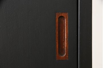 ペイント家具　デンマークヴィンテージ　チーク材　北欧家具らしいスタイリッシュさが魅力のサイドボード(収納棚、戸棚、サイドキャビネット、ビンテージ)(R-058459)
