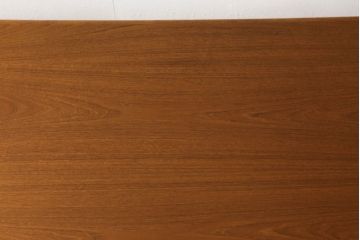 デンマークビンテージ　チーク材　シンプルなデザインが取り入れやすいダイニングテーブル(エクステンションテーブル、ドローリーフテーブル、食卓、ヴィンテージ)(R-058463)