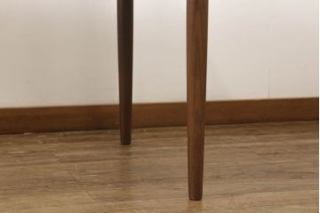 デンマークビンテージ　チーク材　シンプルなデザインが取り入れやすいダイニングテーブル(エクステンションテーブル、ドローリーフテーブル、食卓、ヴィンテージ)(R-058463)
