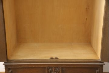 和製ビンテージ　神戸洋家具　永田良介商店　品のある佇まいが美しいワードローブ(衣装タンス、洋服タンス、引き出し、ヴィンテージ)(R-058474)