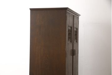 和製ビンテージ　神戸洋家具　永田良介商店　品のある佇まいが美しいワードローブ(衣装タンス、洋服タンス、引き出し、ヴィンテージ)(R-058474)