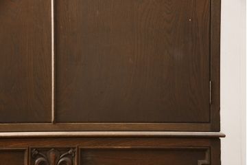 和製ビンテージ　神戸洋家具　永田良介商店　品のある佇まいが美しいワードローブ(衣装タンス、洋服タンス、引き出し、ヴィンテージ)(R-058474)