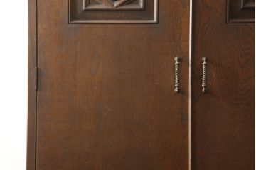 和製ビンテージ　神戸洋家具　永田良介商店　品のある佇まいが美しいワードローブ(衣装タンス、洋服タンス、引き出し、ヴィンテージ)(R-058475)