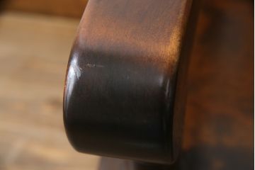 中古　美品　九州民芸家具　激レア!落ち着きのある空間づくりにおすすめの収納付きベンチ(長椅子、板座、ダイニングチェア)(定価約60万円)(R-058481)