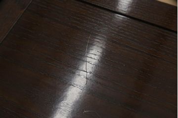 中古　美品　広島県　博永家具　総欅(ケヤキ)材　重厚感ある佇まいが魅力的な五尺水屋箪笥サイドボード(食器棚、戸棚、収納棚、キャビネット)(R-058498)